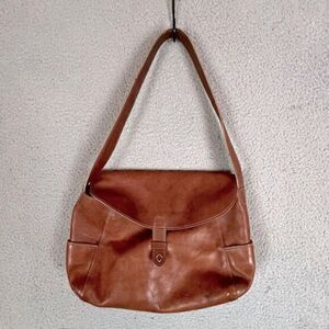 J JILL WOMENS LEATHER BAG BROWN